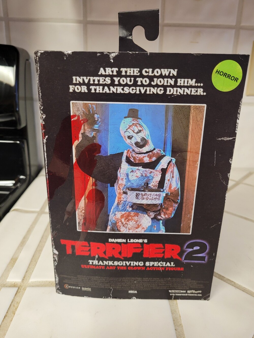 NECA Terrifier 2 Art The Clown Thanksgiving Special